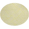 Addison Chantille ACN620 Yellow 8 ft. x 8 ft. Round Rug