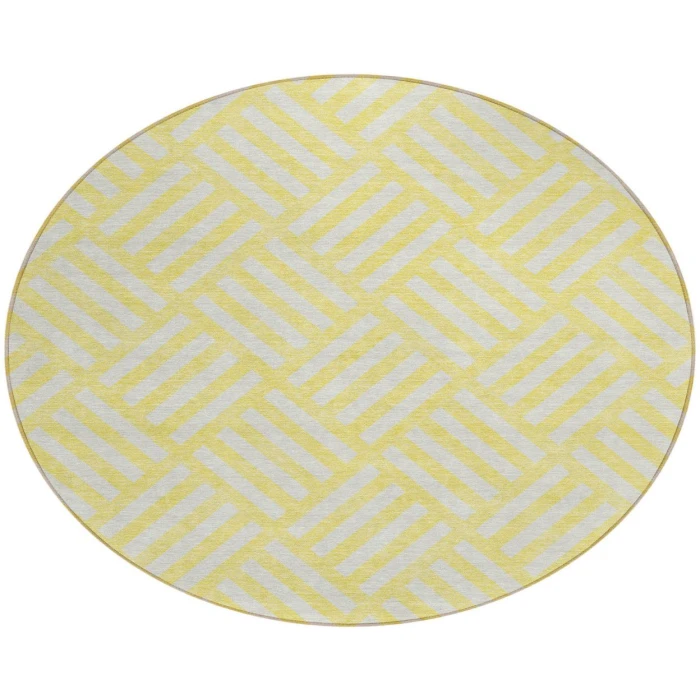 Chantille ACN620 Yellow 8' x 8' Rug