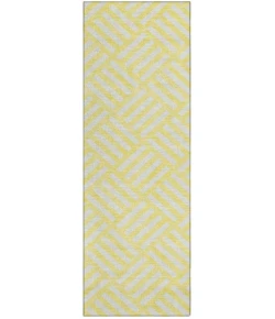 Addison Chantille ACN620 Yellow 2 ft. 3 in. x 7 ft. 6 in. Runner Rug