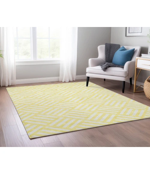 Chantille ACN620 Yellow 5' x 7'6" Rug