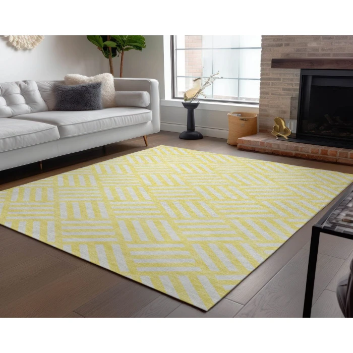 Chantille ACN620 Yellow 2'6" x 3'10" Rug