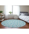 Chantille ACN621 Aqua 8' x 8' Rug