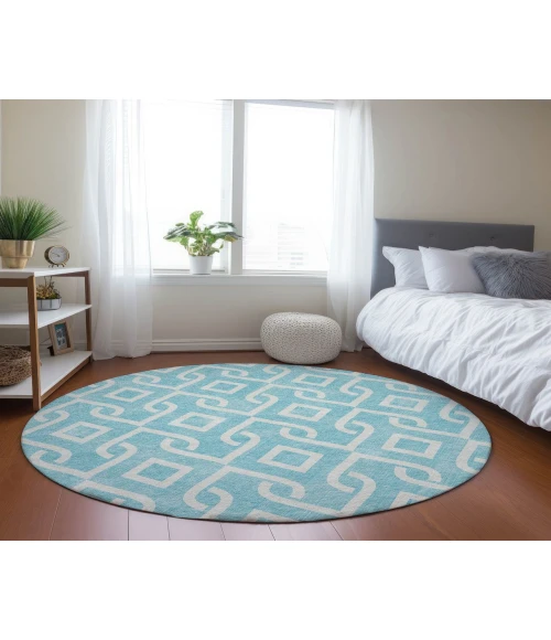 Chantille ACN621 Aqua 8' x 8' Rug