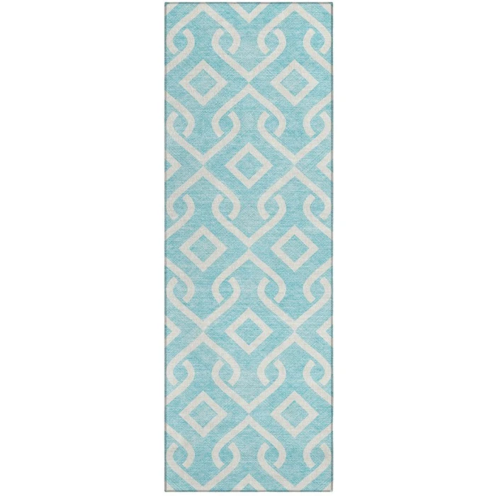 Chantille ACN621 Aqua 2'3" x 7'6" Rug