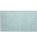 Chantille ACN621 Aqua 1'8" x 2'6" Rug