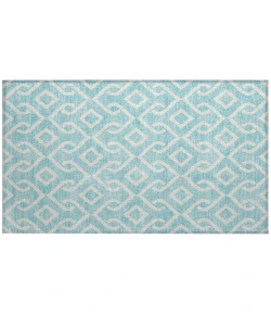 Addison Chantille ACN621 Aqua 1 ft. 8 in. x 2 ft. 6 in. Rectangle Rug