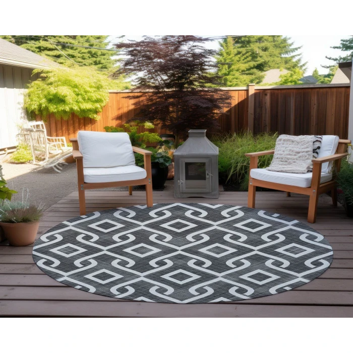 Chantille ACN621 Black 8' x 8' Rug