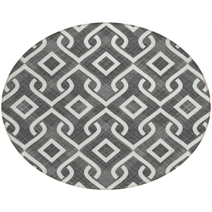 Chantille ACN621 Black 8' x 8' Rug