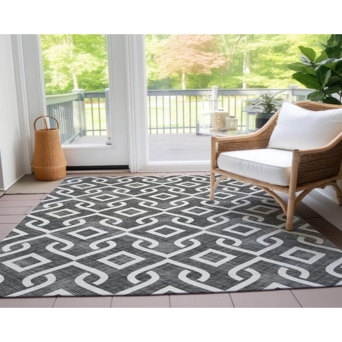 Chantille ACN621 Black 8' x 10' Rug