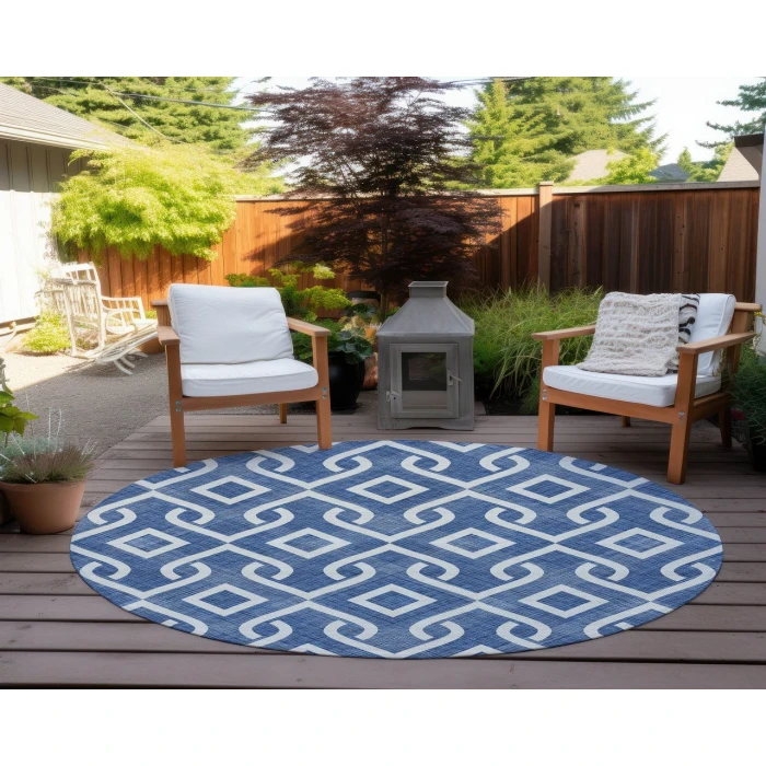 Chantille ACN621 Blue 8' x 8' Rug