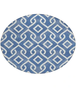 Addison Chantille ACN621 Blue 8 ft. x 8 ft. Round Rug