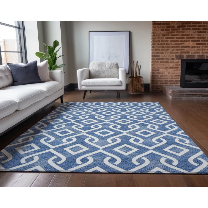 Chantille ACN621 Blue 9' x 12' Rug