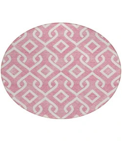 Addison Chantille ACN621 Blush 8 ft. x 8 ft. Round Rug