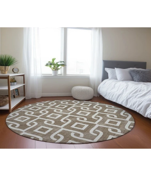 Chantille ACN621 Brown 8' x 8' Rug