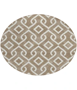 Addison Chantille ACN621 Brown 8 ft. x 8 ft. Round Rug