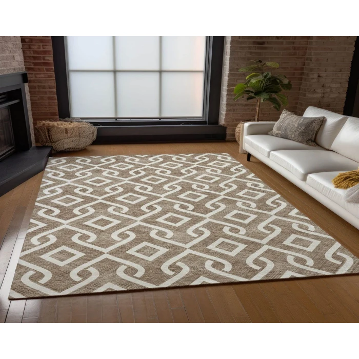 Chantille ACN621 Brown 8' x 10' Rug