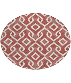 Addison Chantille ACN621 Burgundy 8 ft. x 8 ft. Round Rug