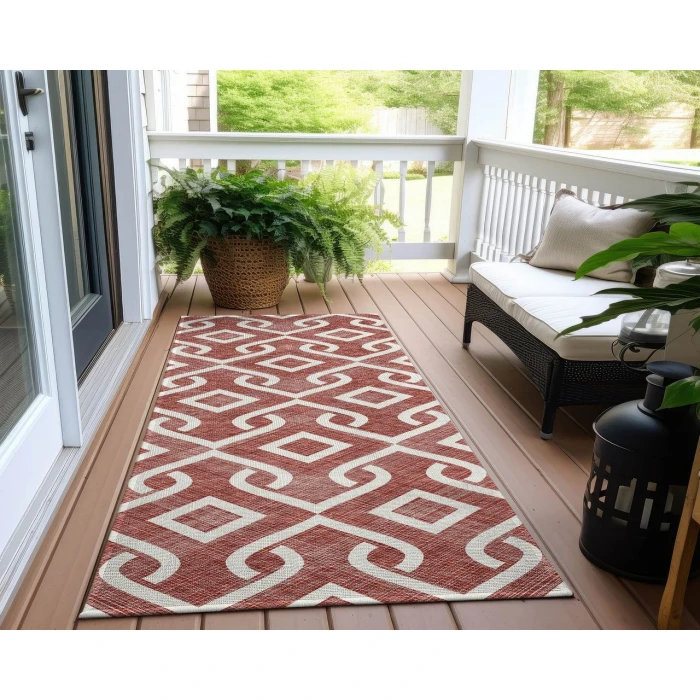 Chantille ACN621 Burgundy 2'3" x 7'6" Rug