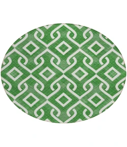 Addison Chantille ACN621 Emerald 8 ft. x 8 ft. Round Rug