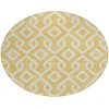 Addison Chantille ACN621 Gold 8 ft. x 8 ft. Round Rug