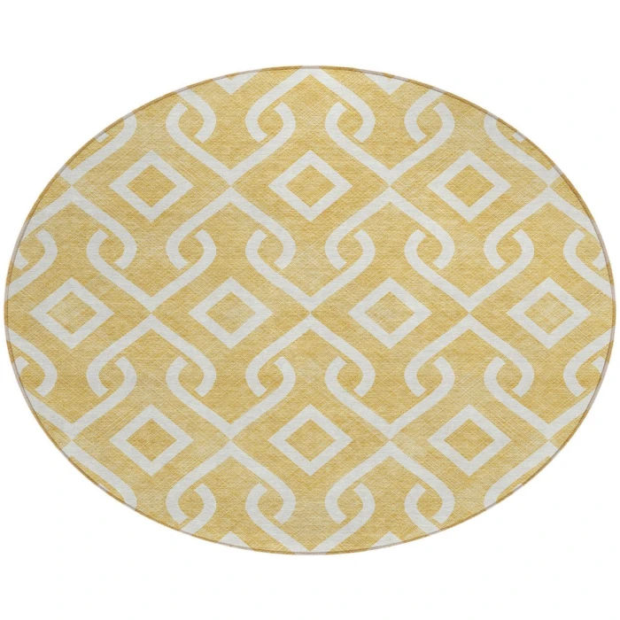 Chantille ACN621 Gold 8' x 8' Rug