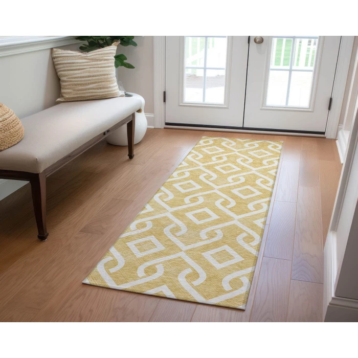 Chantille ACN621 Gold 2'3" x 7'6" Rug
