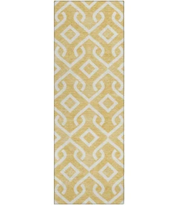 Addison Chantille ACN621 Gold 2 ft. 3 in. x 7 ft. 6 in. Runner Rug