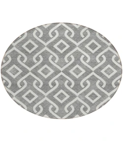 Addison Chantille ACN621 Gray 8 ft. x 8 ft. Round Rug
