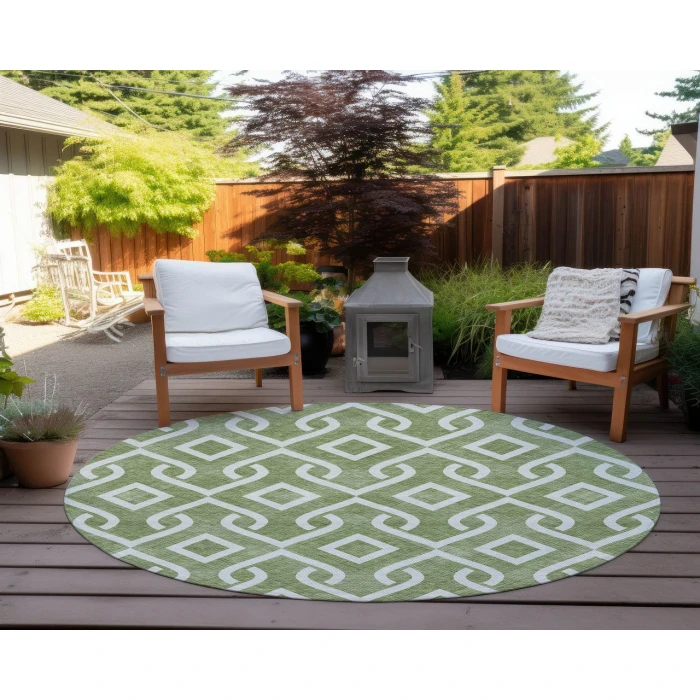 Chantille ACN621 Green 8' x 8' Rug