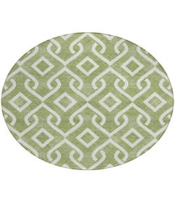 Addison Chantille ACN621 Green 8 ft. x 8 ft. Round Rug
