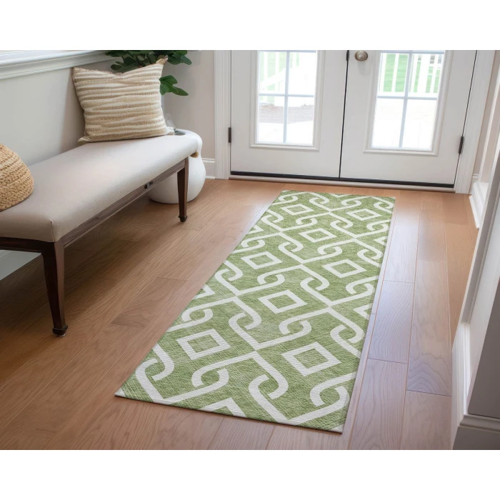Chantille ACN621 Green 2'3" x 7'6" Rug