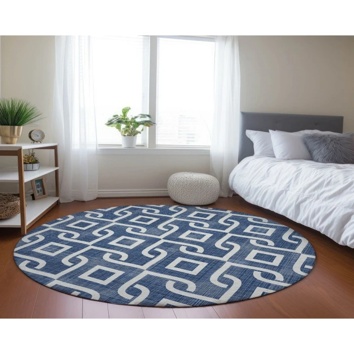 Chantille ACN621 Navy 8' x 8' Rug