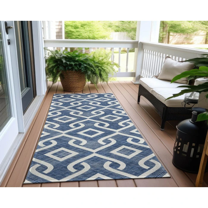 Chantille ACN621 Navy 2'3" x 7'6" Rug