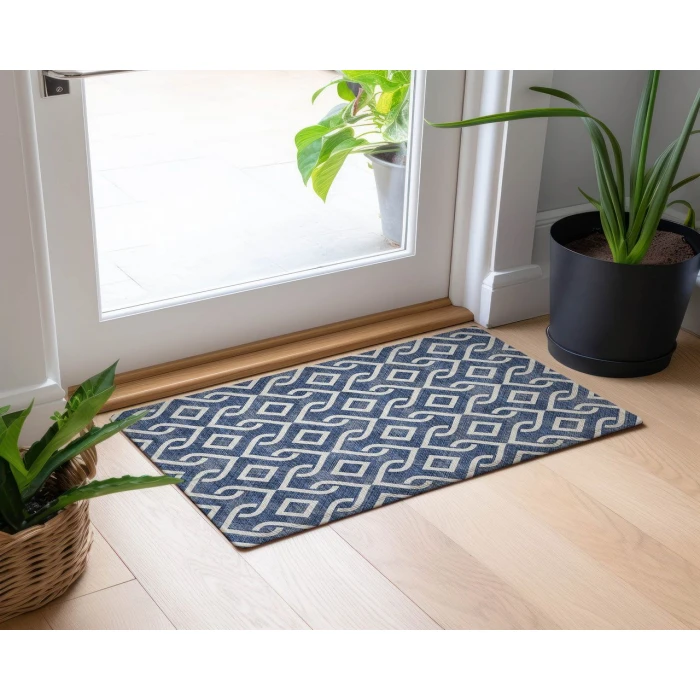 Chantille ACN621 Navy 1'8" x 2'6" Rug