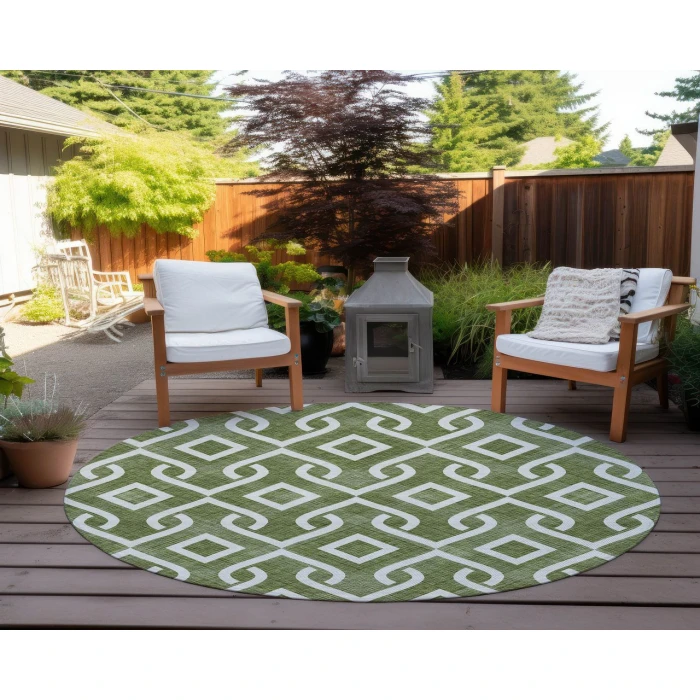 Chantille ACN621 Olive 8' x 8' Rug