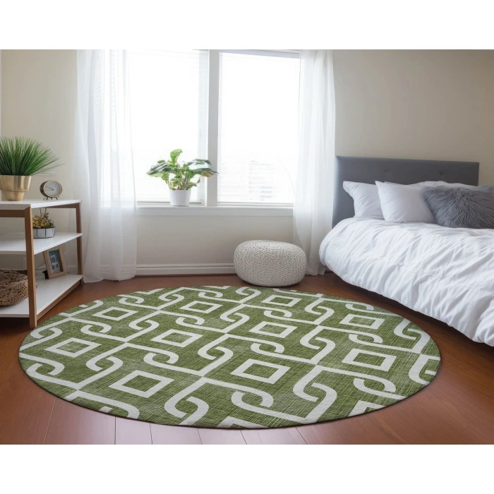 Chantille ACN621 Olive 8' x 8' Rug