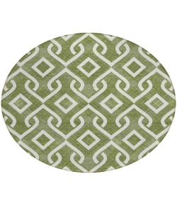 Addison Chantille ACN621 Olive 8 ft. x 8 ft. Round Rug