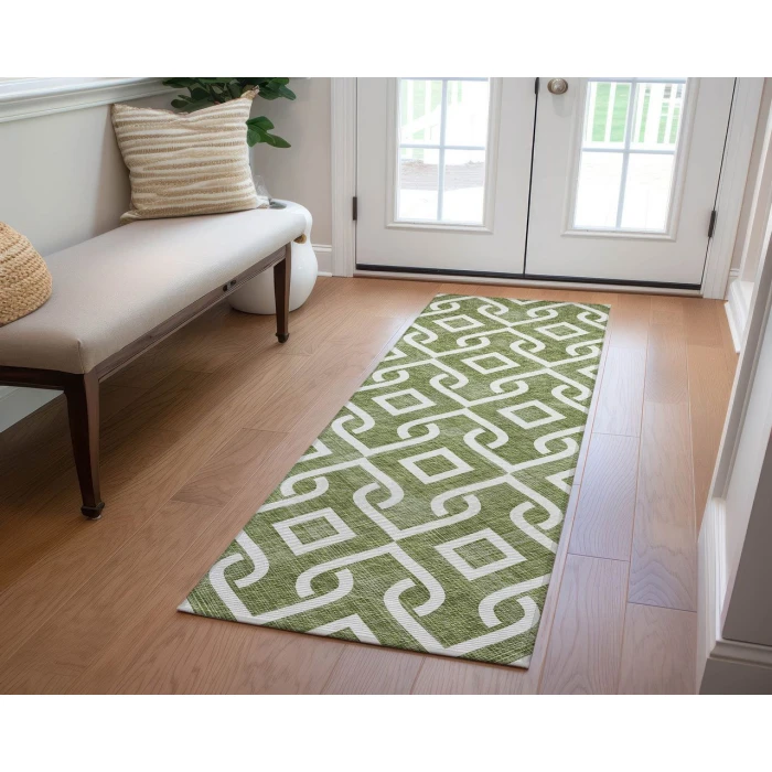 Chantille ACN621 Olive 2'3" x 7'6" Rug