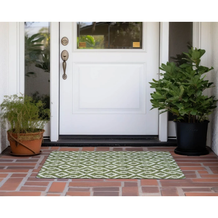 Chantille ACN621 Olive 1'8" x 2'6" Rug
