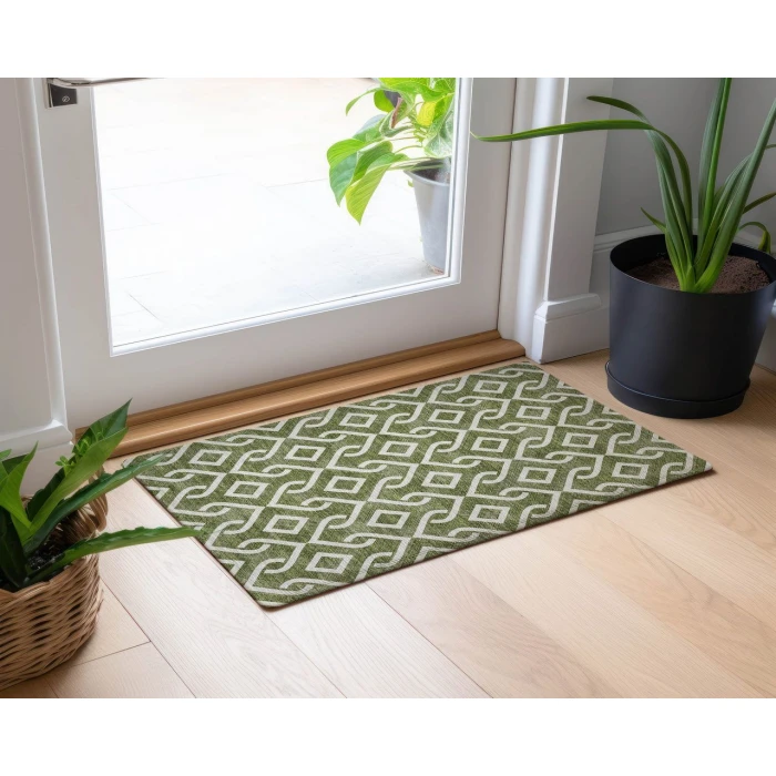 Chantille ACN621 Olive 1'8" x 2'6" Rug