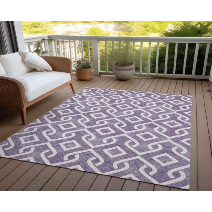 Chantille ACN621 Purple 8' x 10' Rug