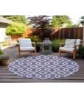 Chantille ACN621 Purple 8' x 8' Rug