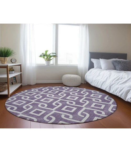 Chantille ACN621 Purple 8' x 8' Rug