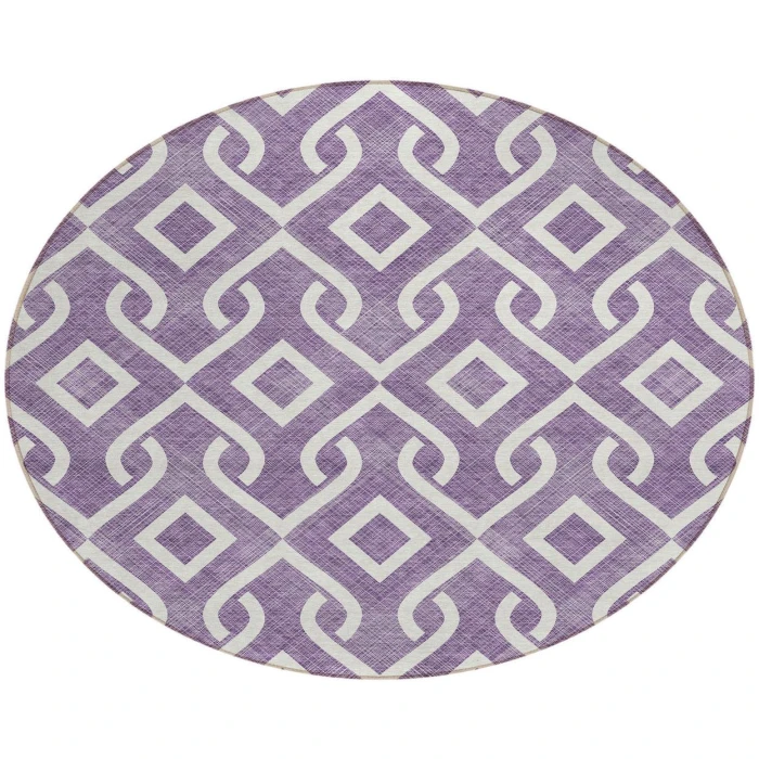 Chantille ACN621 Purple 8' x 8' Rug