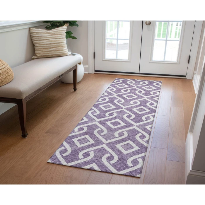 Chantille ACN621 Purple 2'3" x 7'6" Rug
