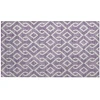 Addison Chantille ACN621 Purple 1 ft. 8 in. x 2 ft. 6 in. Rectangle Rug