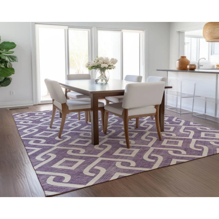 Chantille ACN621 Purple 8' x 10' Rug