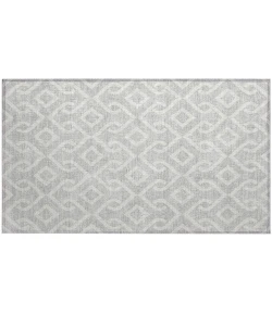 Addison Chantille ACN621 Silver 1 ft. 8 in. x 2 ft. 6 in. Rectangle Rug