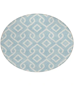 Addison Chantille ACN621 Sky 8 ft. x 8 ft. Round Rug