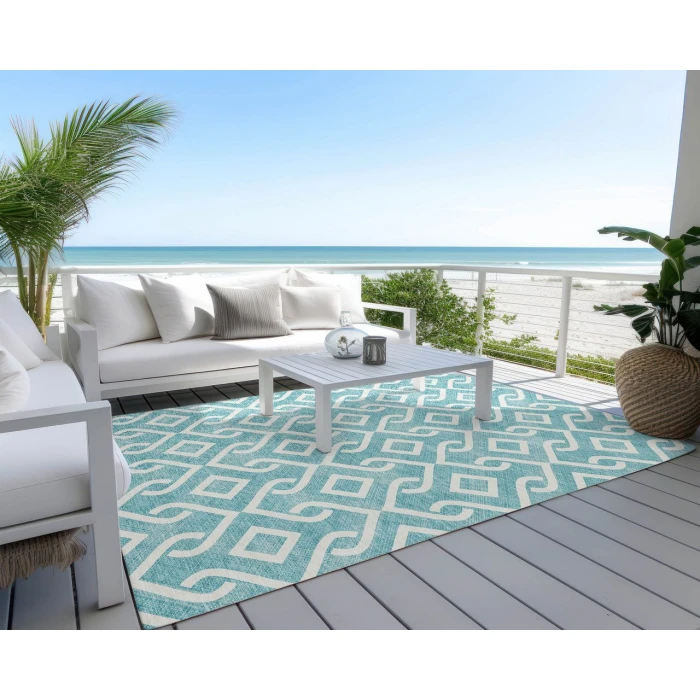 Chantille ACN621 Teal 10' x 14' Rug
